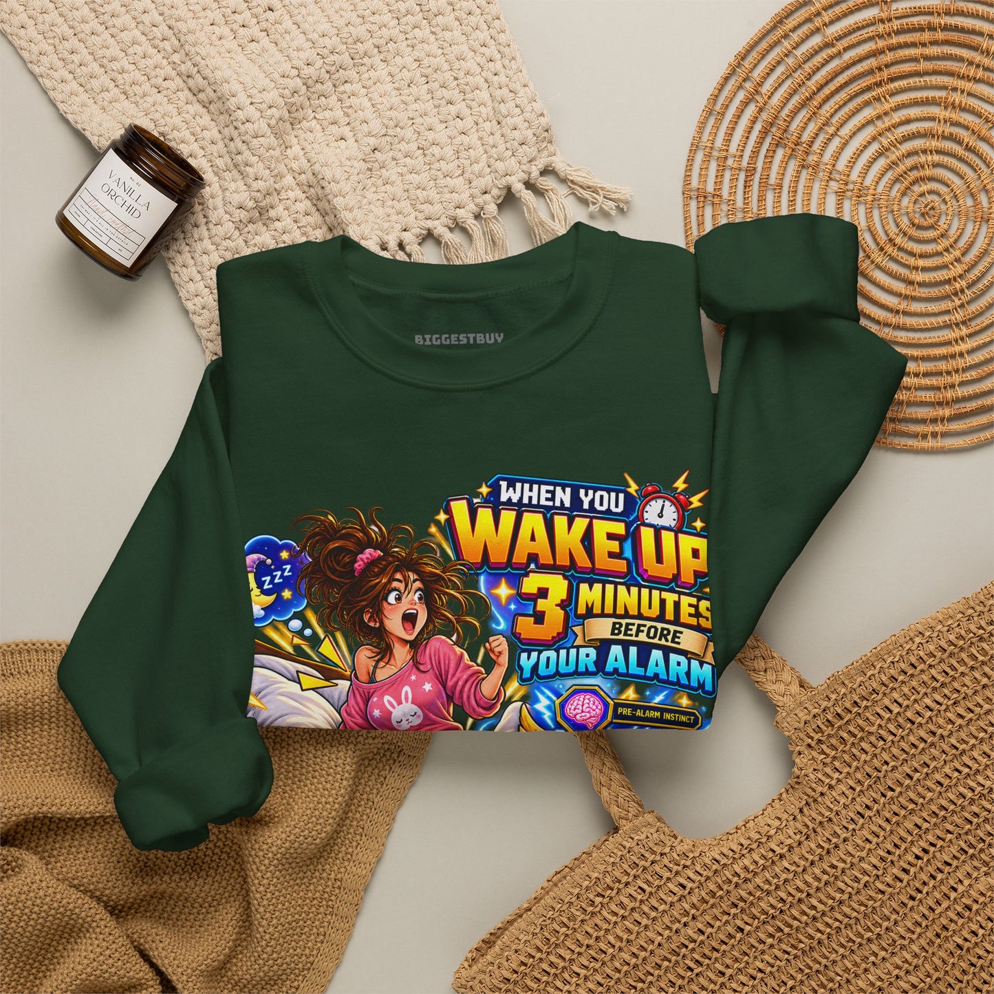 Alarm Nightmare - Crewneck Sweatshirt
