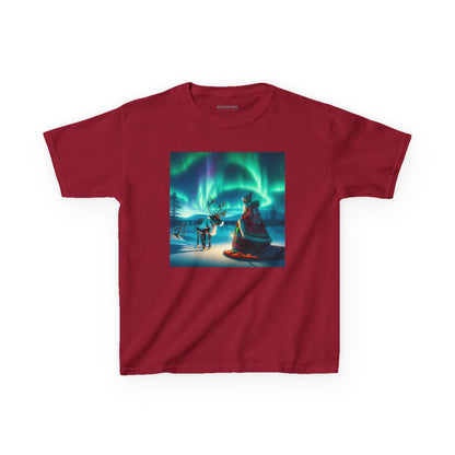 Camiseta | Camiseta Infantil | Algodão Pesado | Misticismo Nórdico | Xamã Sami