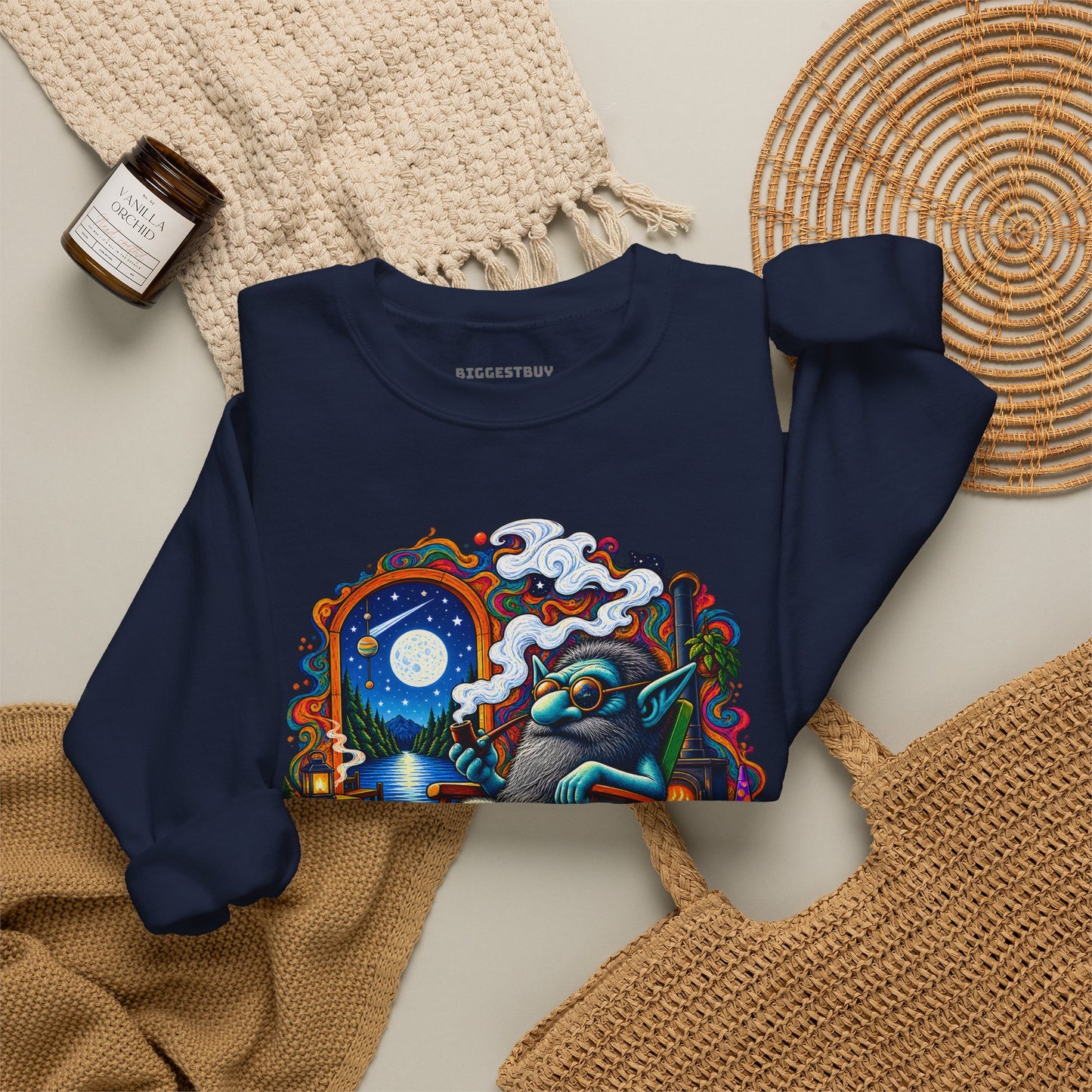 Slow Vibes - Crewneck Sweatshirt