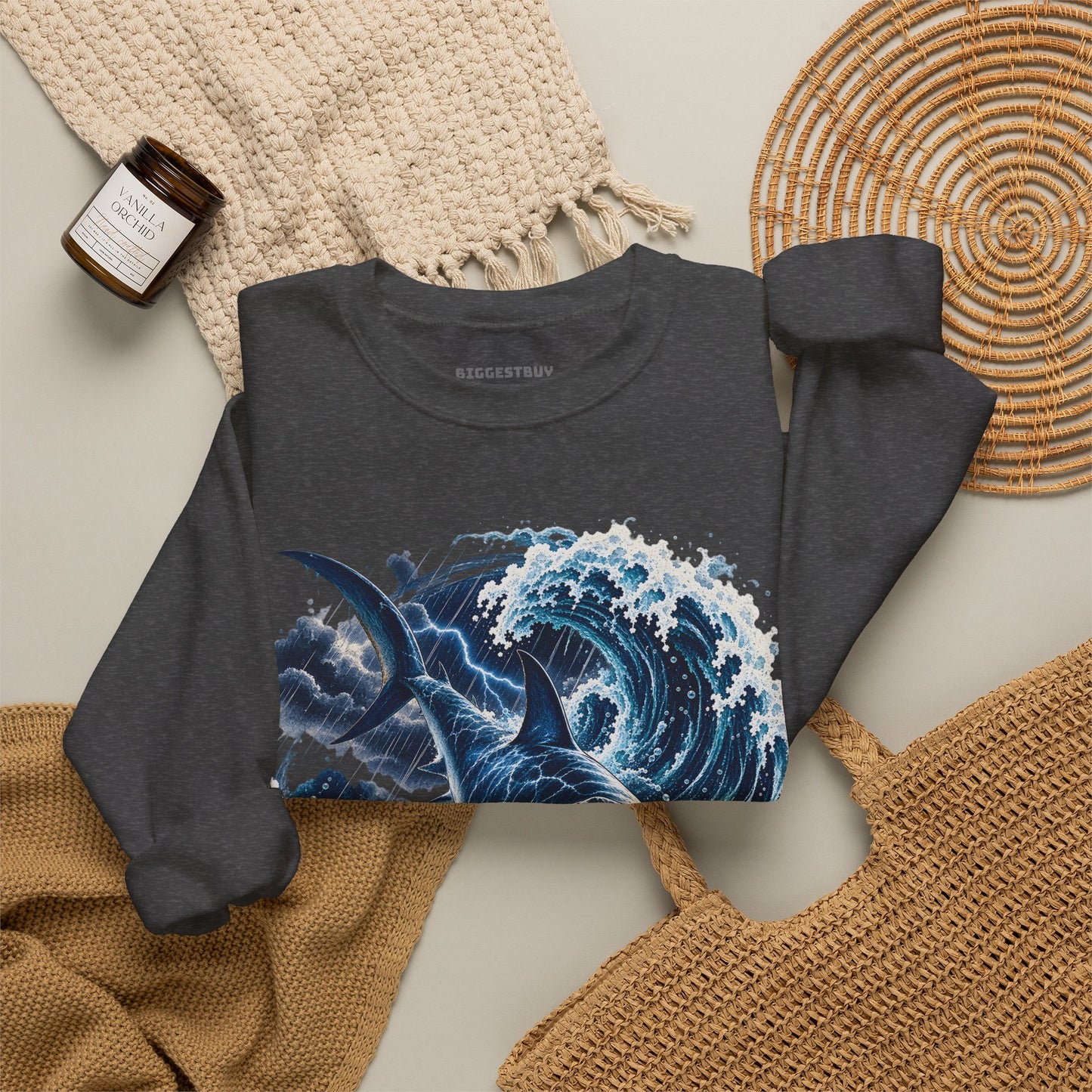 Oceanic Roar - Crewneck Sweatshirt