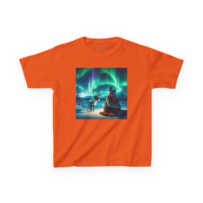 Camiseta | Camiseta Infantil | Algodão Pesado | Misticismo Nórdico | Xamã Sami