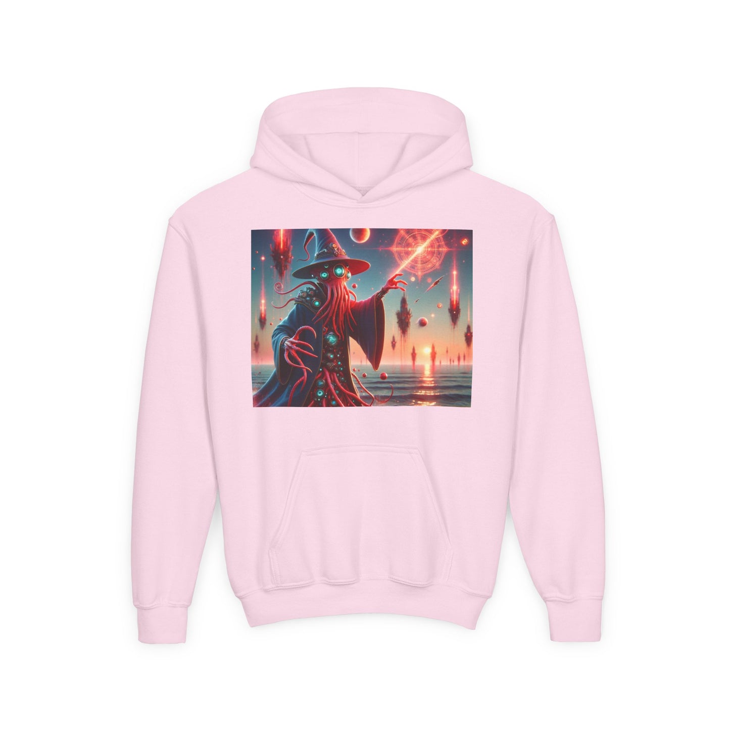 Sweatshirt | Jugend | Kapuzenpullover | Schwere Mischung | Lovecraftian Horror | Illithiden | Zauberer