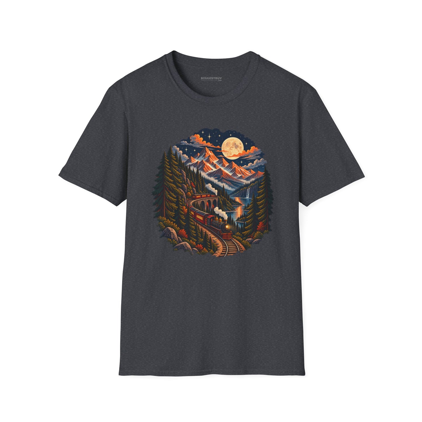 Midnight Rails - Softstyle T-Shirt