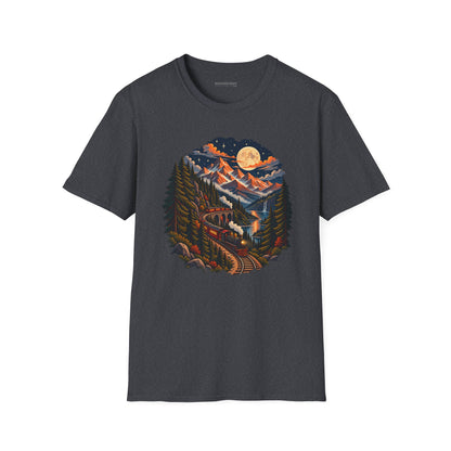 Midnight Rails - Softstyle T-Shirt