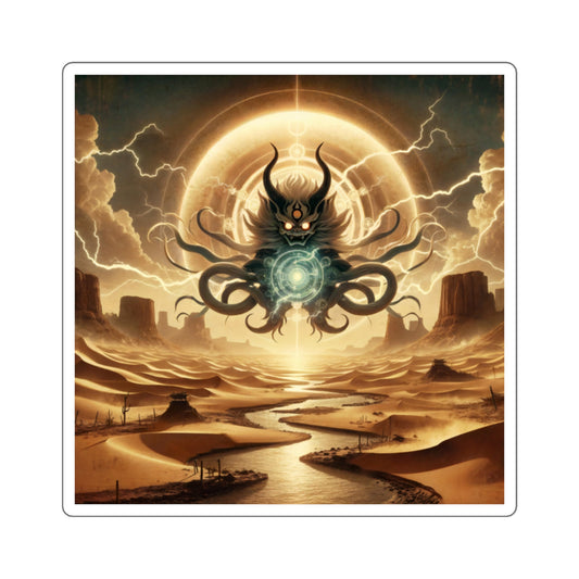 Naklejka | Kwadratowy | Kosmiczny horror | Eldritch | Byt