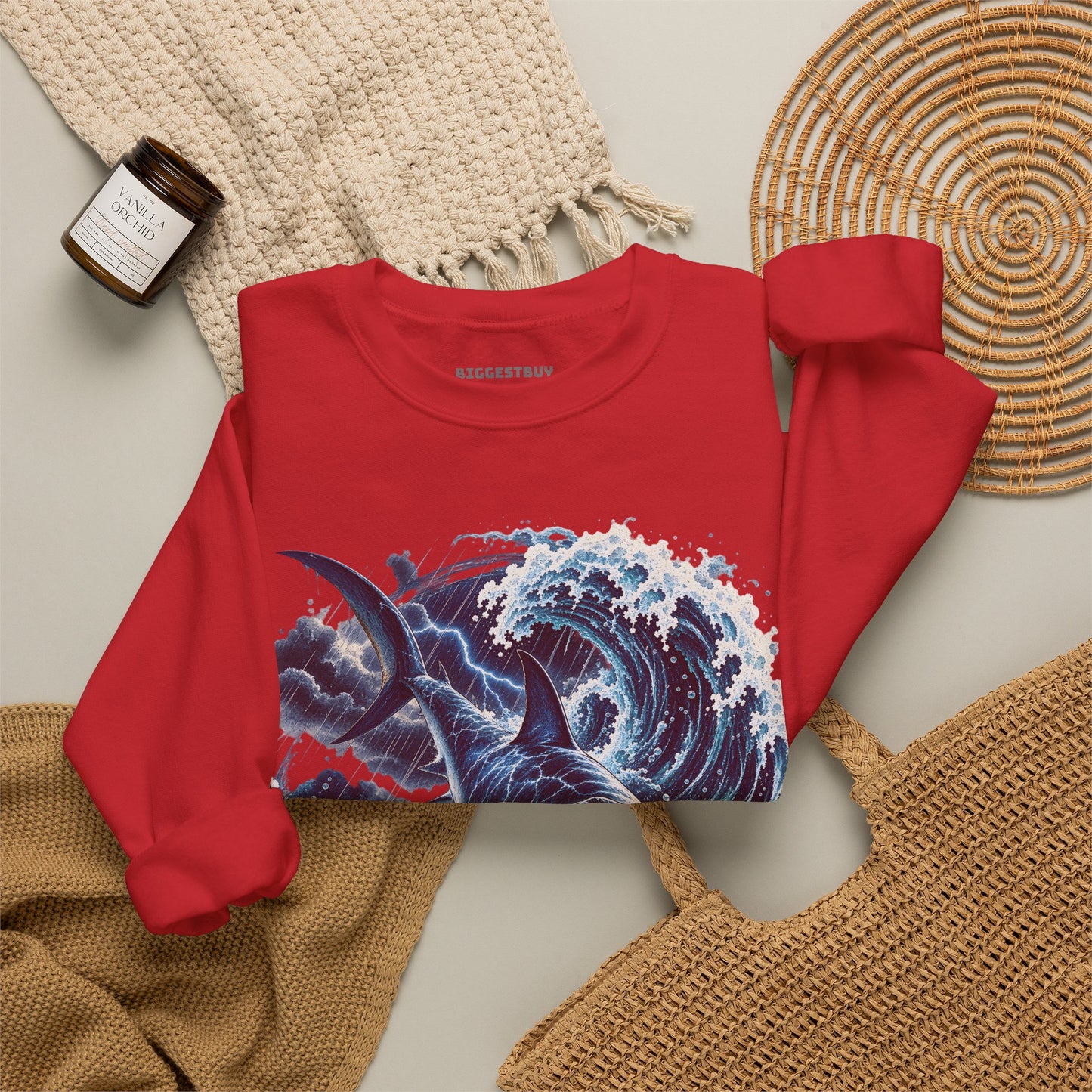 Oceanic Roar - Crewneck Sweatshirt