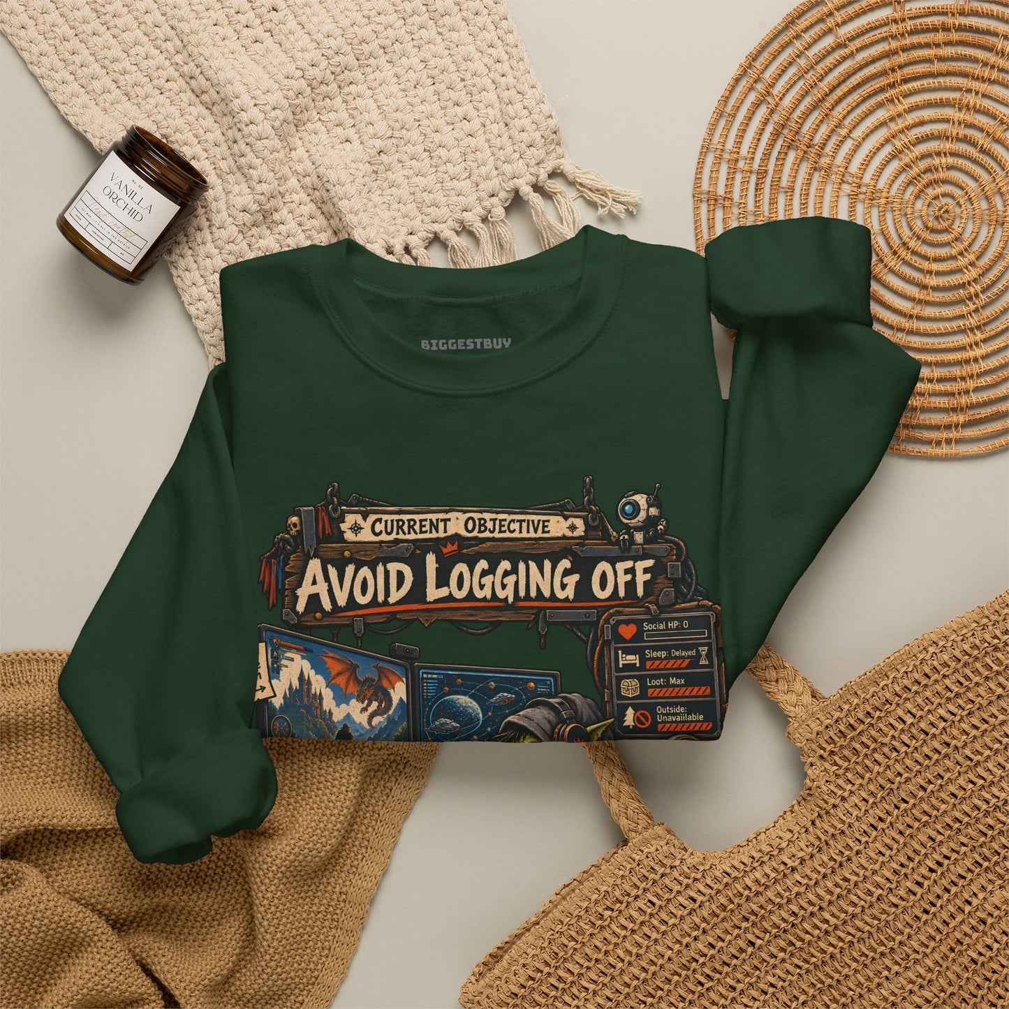 Logoff Dodge - Crewneck Sweatshirt