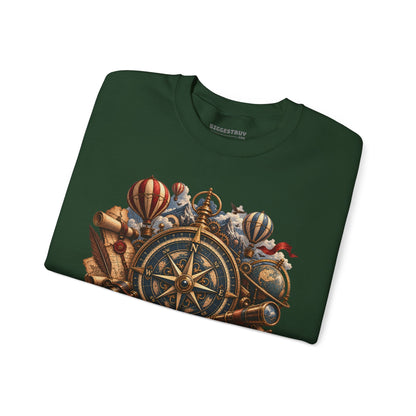 Navigatin Nostalgia - Crewneck Sweatshirt