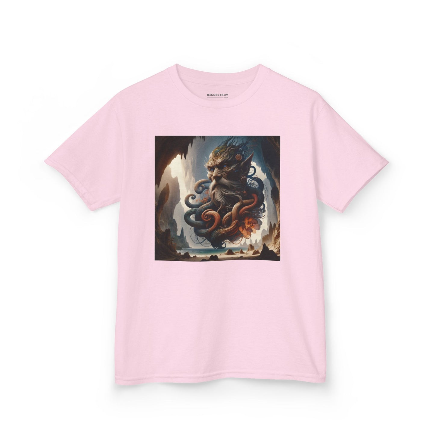 Camiseta | Camiseta Infantil | Algodão Pesado | Mitologia Marinha | Deus do Mar