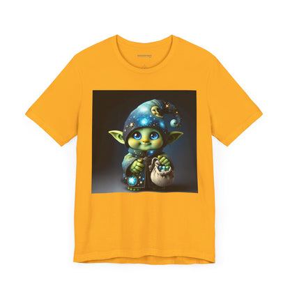 T-skjorte | Unisex | Jersey-T-skjorte | Kort erme | Fantasi | Skogsalv | Trollmann