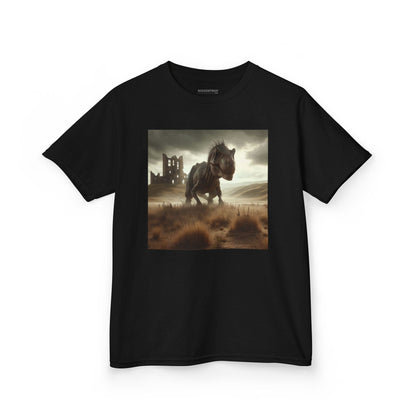 Camiseta | Camiseta Infantil | Algodão Pesado | Ficção Dinossáurica | T-Rex Ancestral