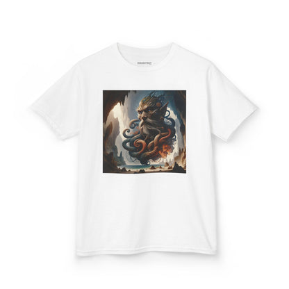 Camiseta | Camiseta Infantil | Algodão Pesado | Mitologia Marinha | Deus do Mar