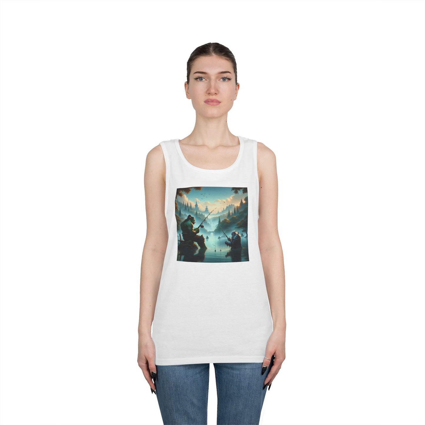 เสื้อกล้าม | ยูนิเซ็กส์ | ผ้าฝ้ายเนื้อหนา | แฟนตาซีสันติภาพ | ออร์คและคนแคระ