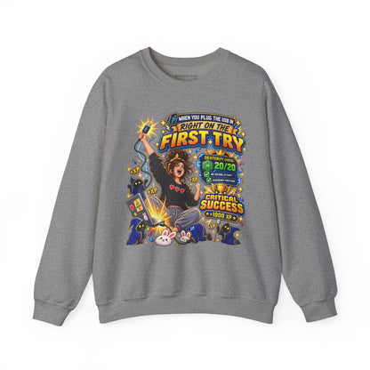 First Try - Crewneck Sweatshirt