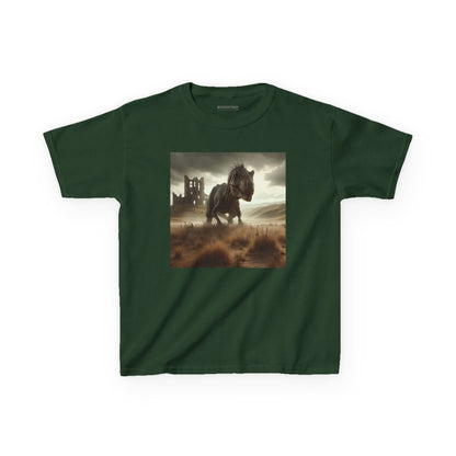 Camiseta | Camiseta Infantil | Algodão Pesado | Ficção Dinossáurica | T-Rex Ancestral