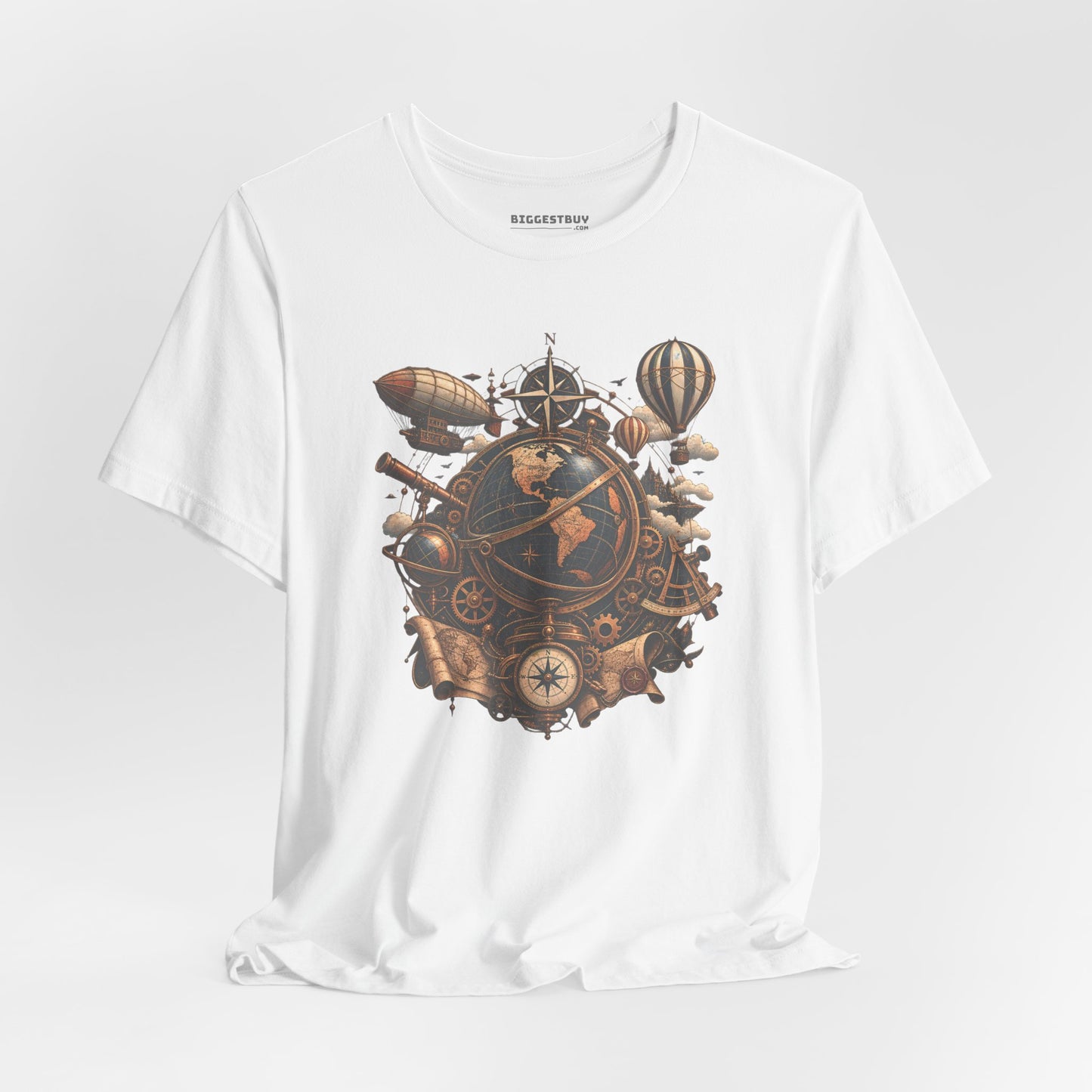 Steampunk Globe - Classic Jersey Tee