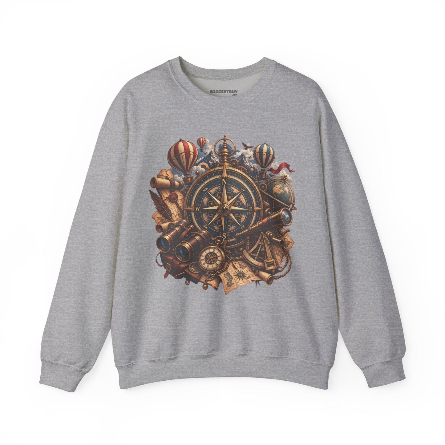Navigatin Nostalgia - Crewneck Sweatshirt