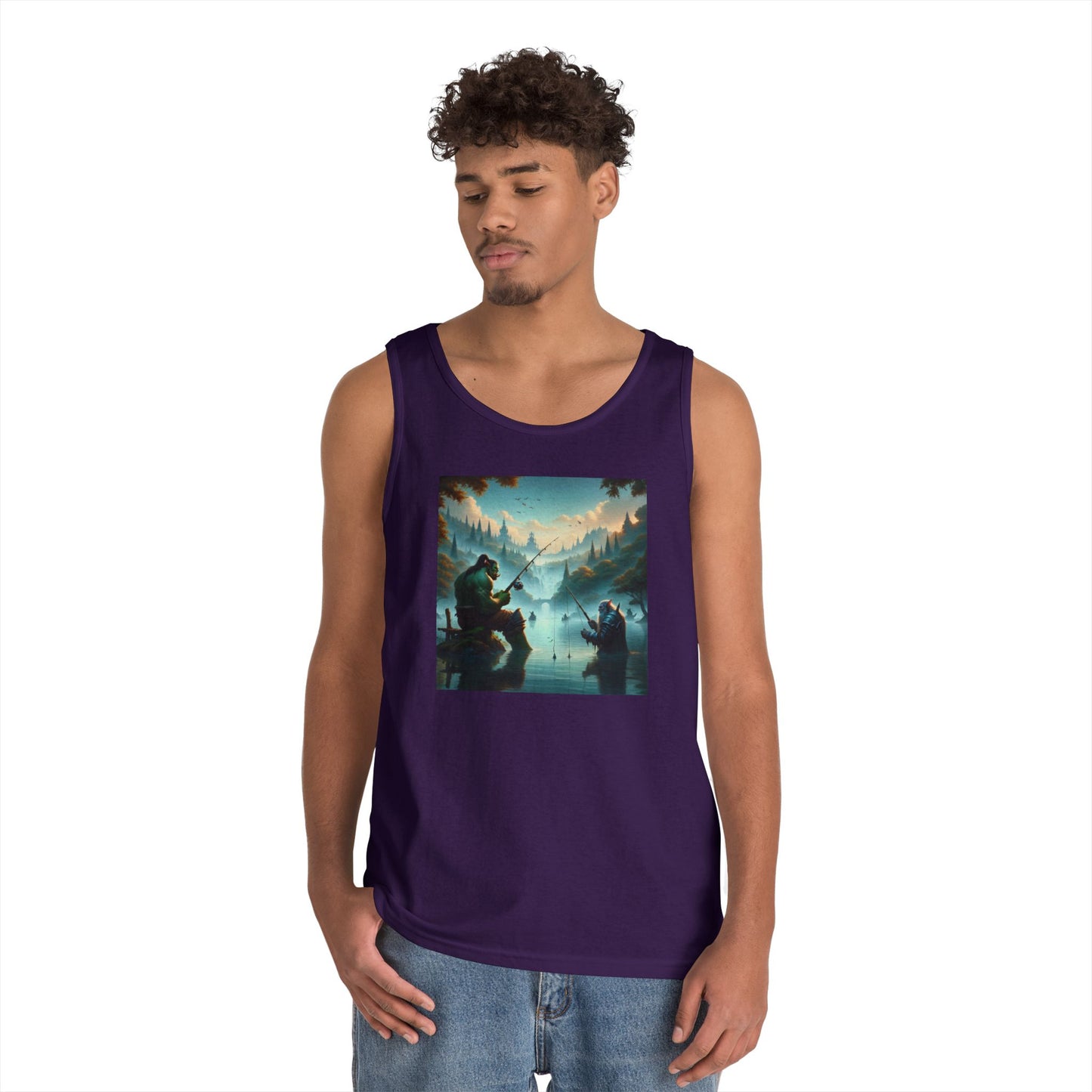 เสื้อกล้าม | ยูนิเซ็กส์ | ผ้าฝ้ายเนื้อหนา | แฟนตาซีสันติภาพ | ออร์คและคนแคระ