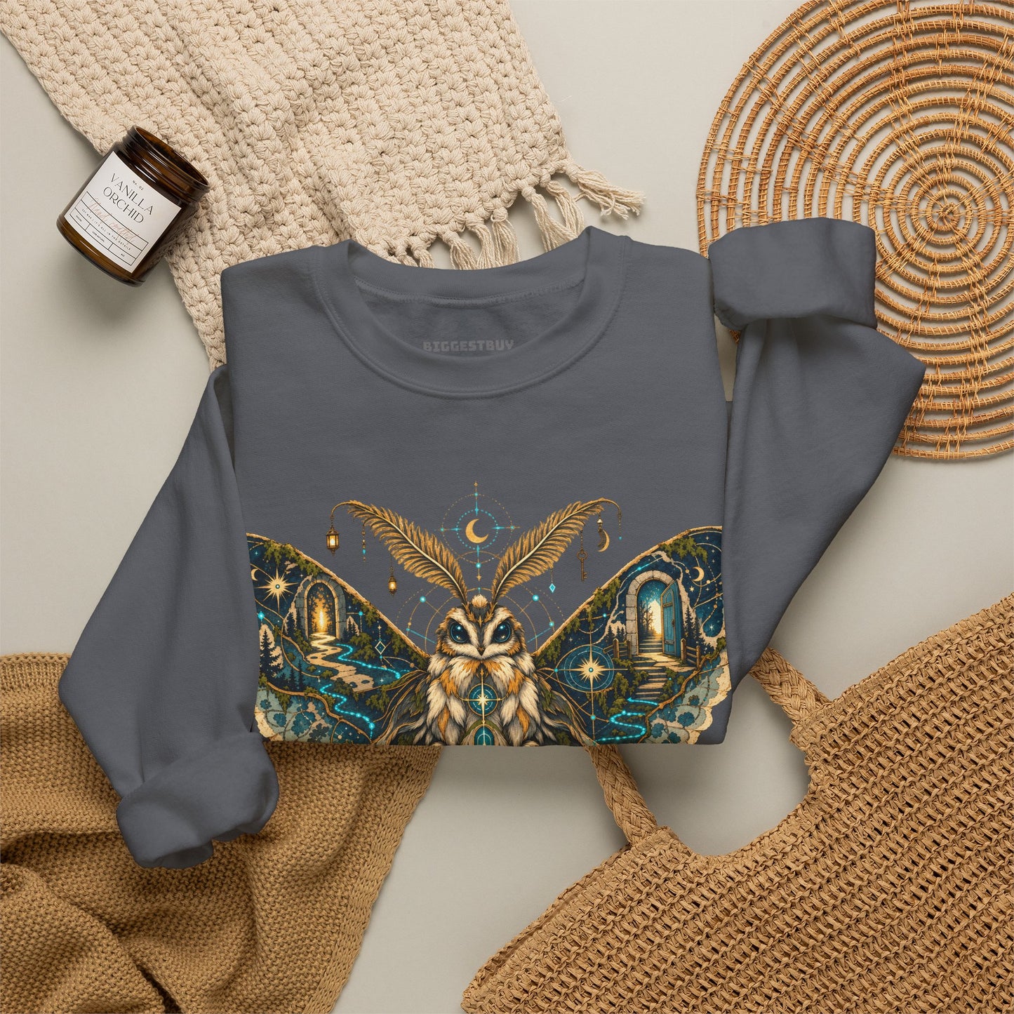Moth Mystique - Crewneck Sweatshirt