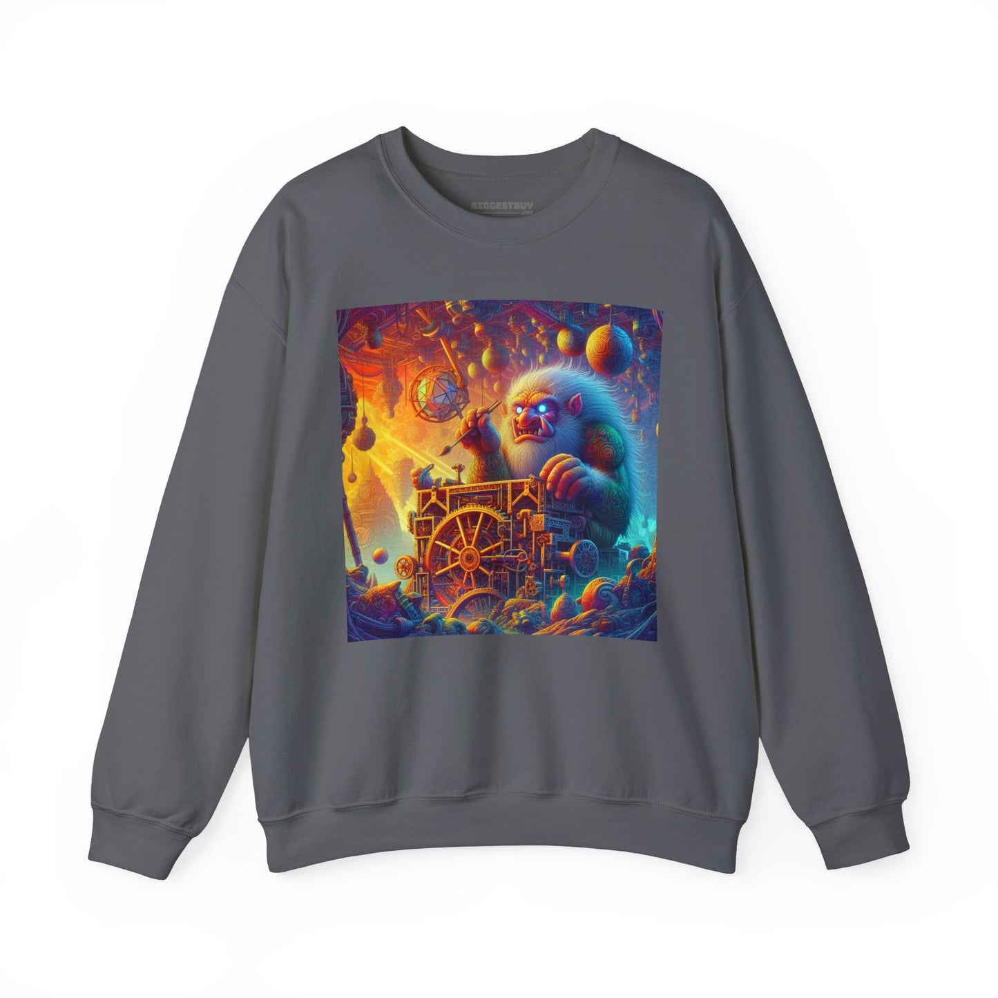 Bluza dresowa | Unisex | Okrągły dekolt | Gruba mieszanka | Mitologia Arktyczna | Mechanik Lodu