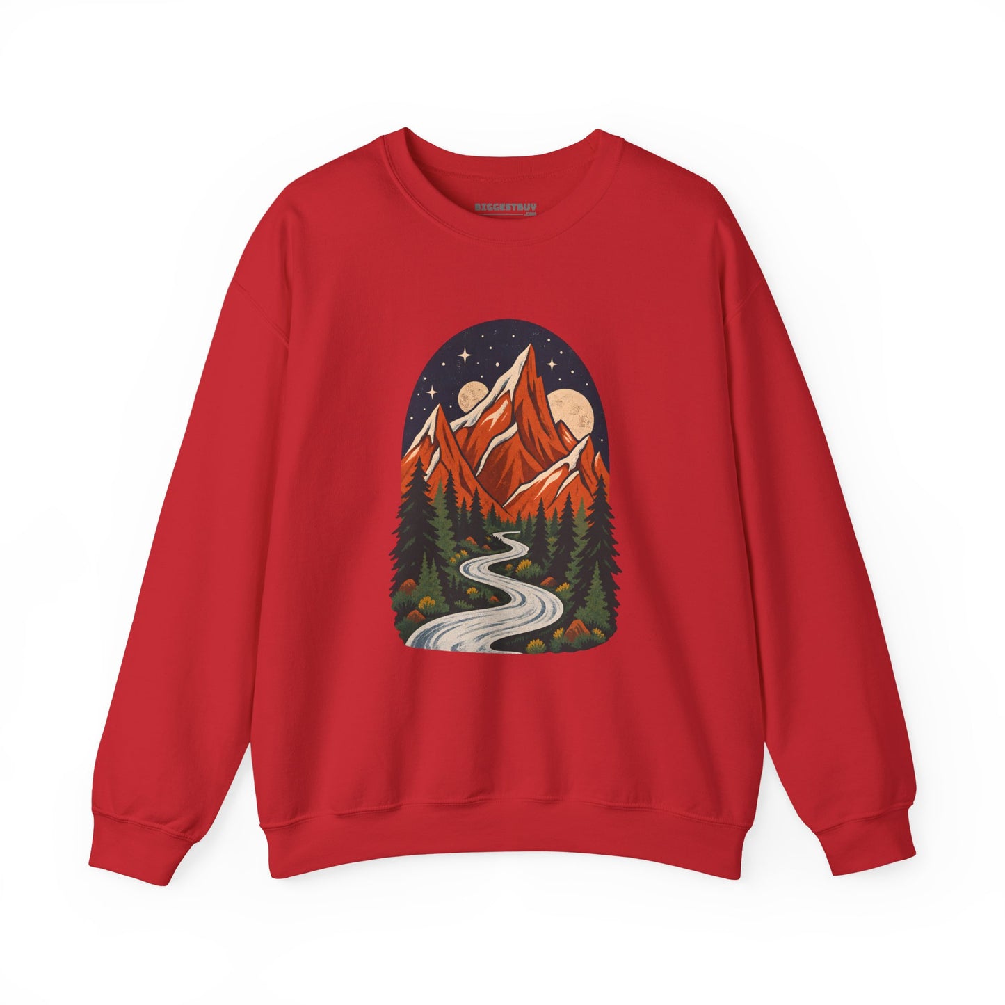 Mountain Maze - Crewneck Sweatshirt