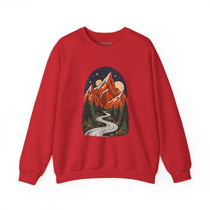 Mountain Maze - Crewneck Sweatshirt