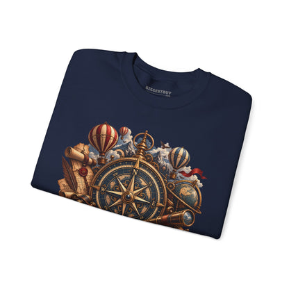 Navigatin Nostalgia - Crewneck Sweatshirt