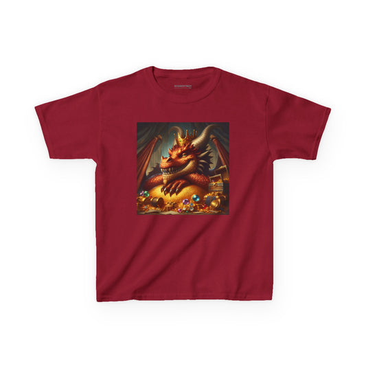 T-Shirt | Koszulka dziecięca | Ciężka bawełna | Nordycka Mitologia | Fafnir | Smok