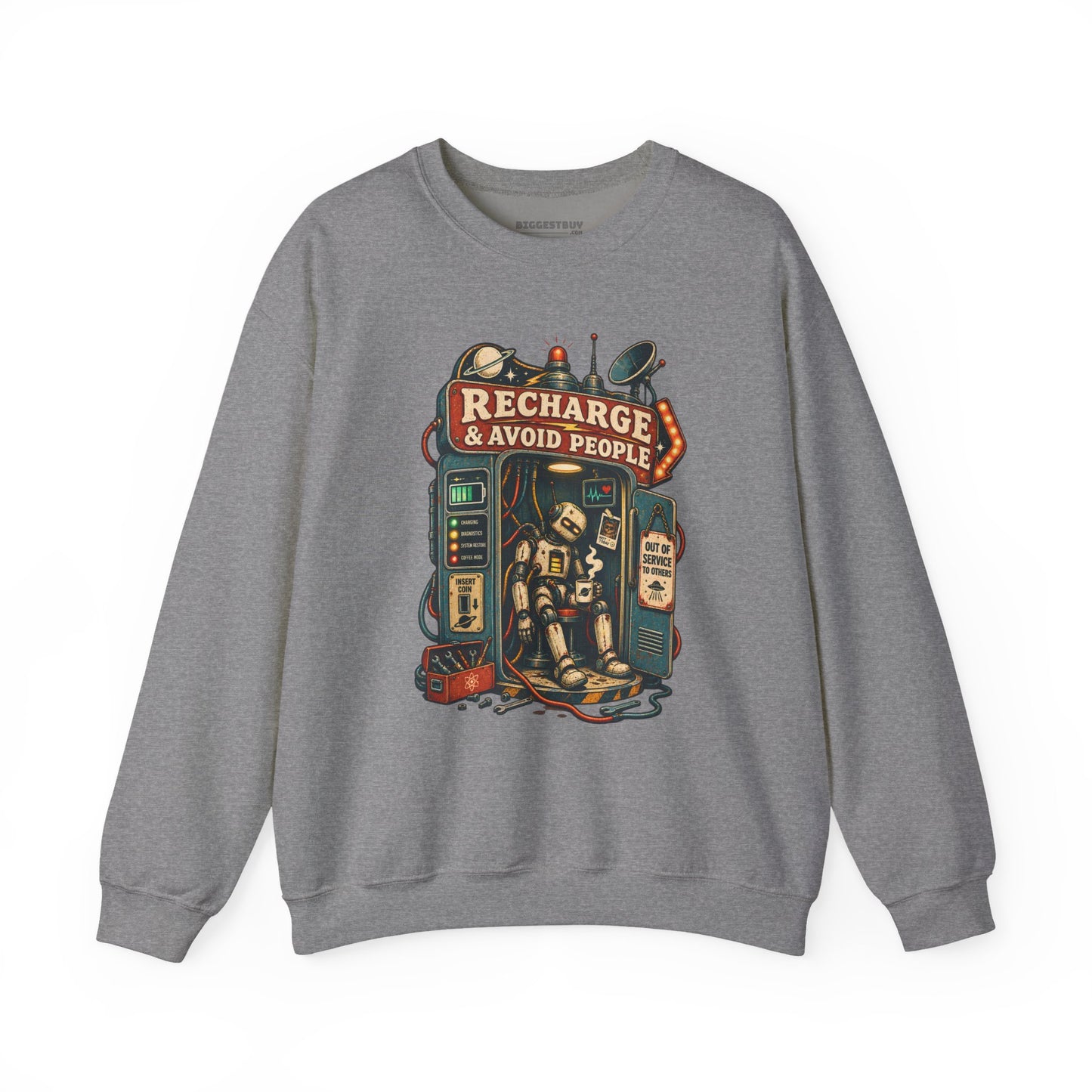 Social Recharge - Crewneck Sweatshirt