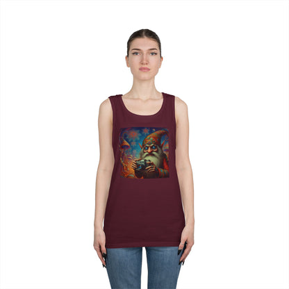 Tanktopp | Unisex | Kraftig bomull | Fantasy | Psykedelisk | Domovoi