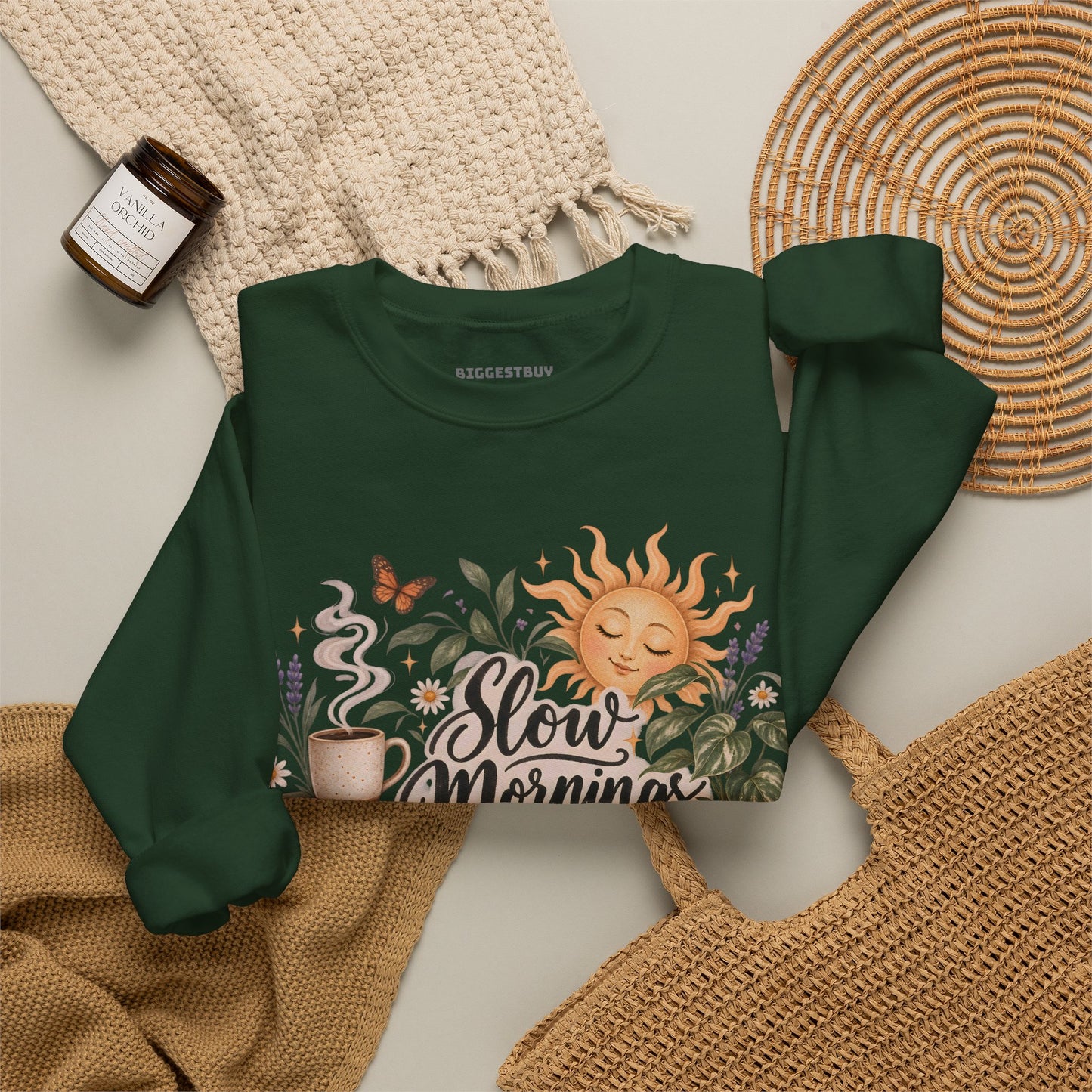 Sunrise Snuggles - Crewneck Sweatshirt