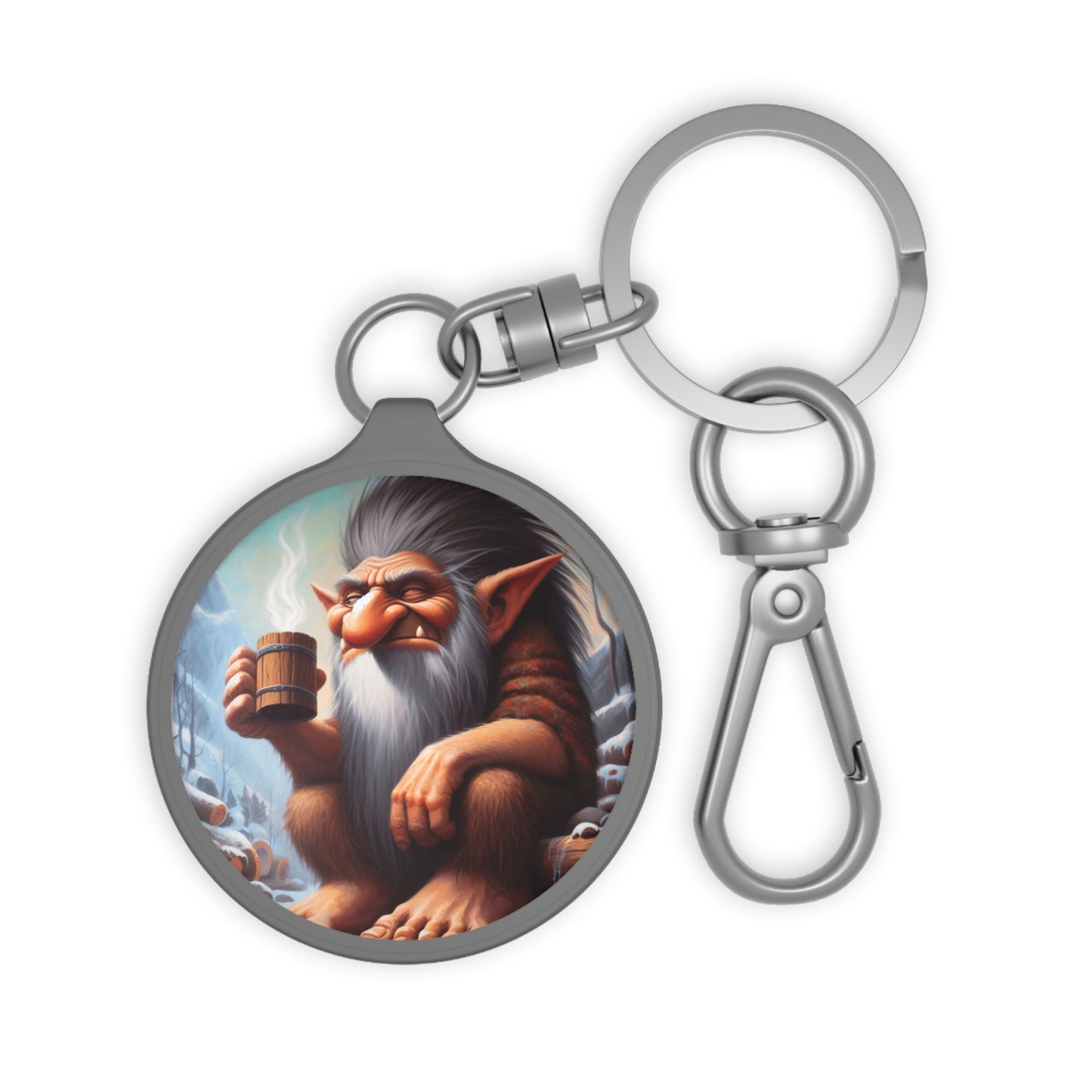 Round Keychain