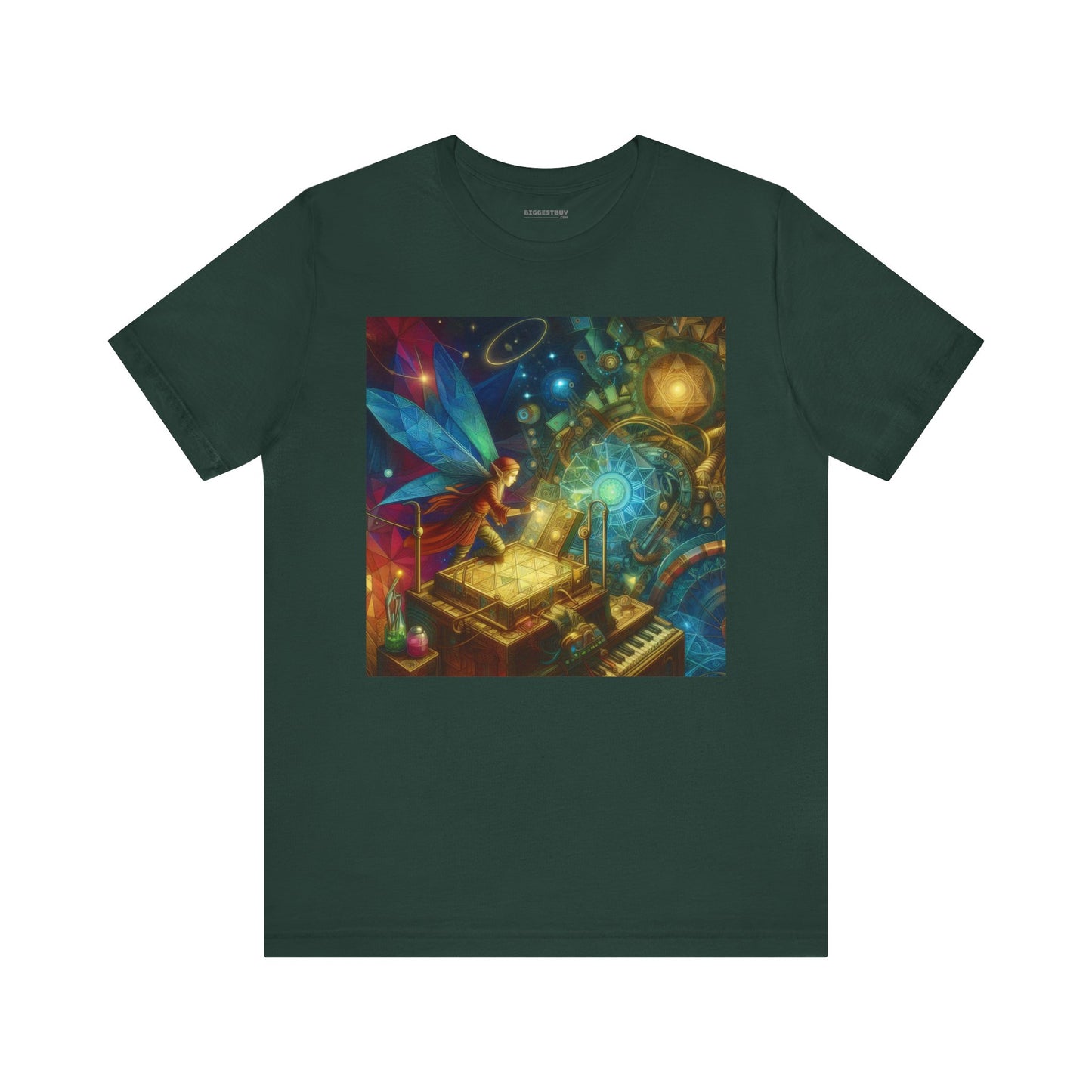 Tişört | Unisex | Jarse Tişört | Kısa Kollu | Elemental Fantezi | Silfler | Peri