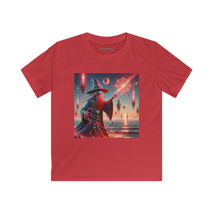 Tシャツ | キッズTシャツ | ソフトスタイル | ラヴクラフト風ホラー | 宇宙の魔術師