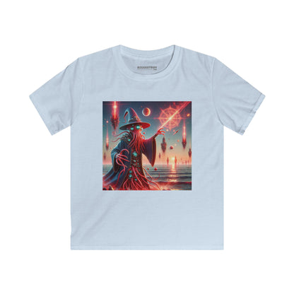 Tシャツ | キッズTシャツ | ソフトスタイル | ラヴクラフト風ホラー | 宇宙の魔術師
