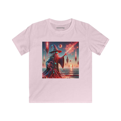 Tシャツ | キッズTシャツ | ソフトスタイル | ラヴクラフト風ホラー | 宇宙の魔術師