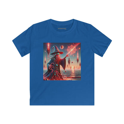 Tシャツ | キッズTシャツ | ソフトスタイル | ラヴクラフト風ホラー | 宇宙の魔術師