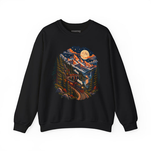 Midnight Rails - Crewneck Sweatshirt