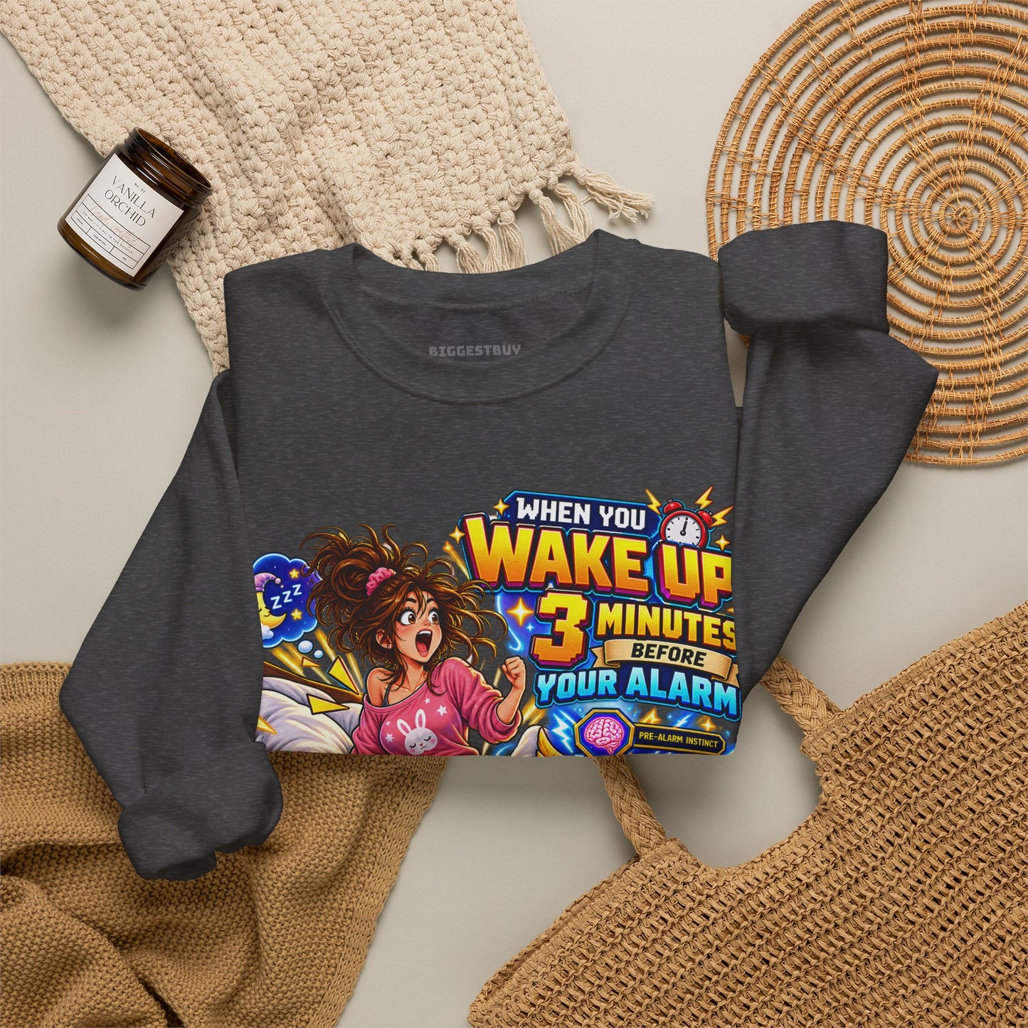 Alarm Nightmare - Crewneck Sweatshirt