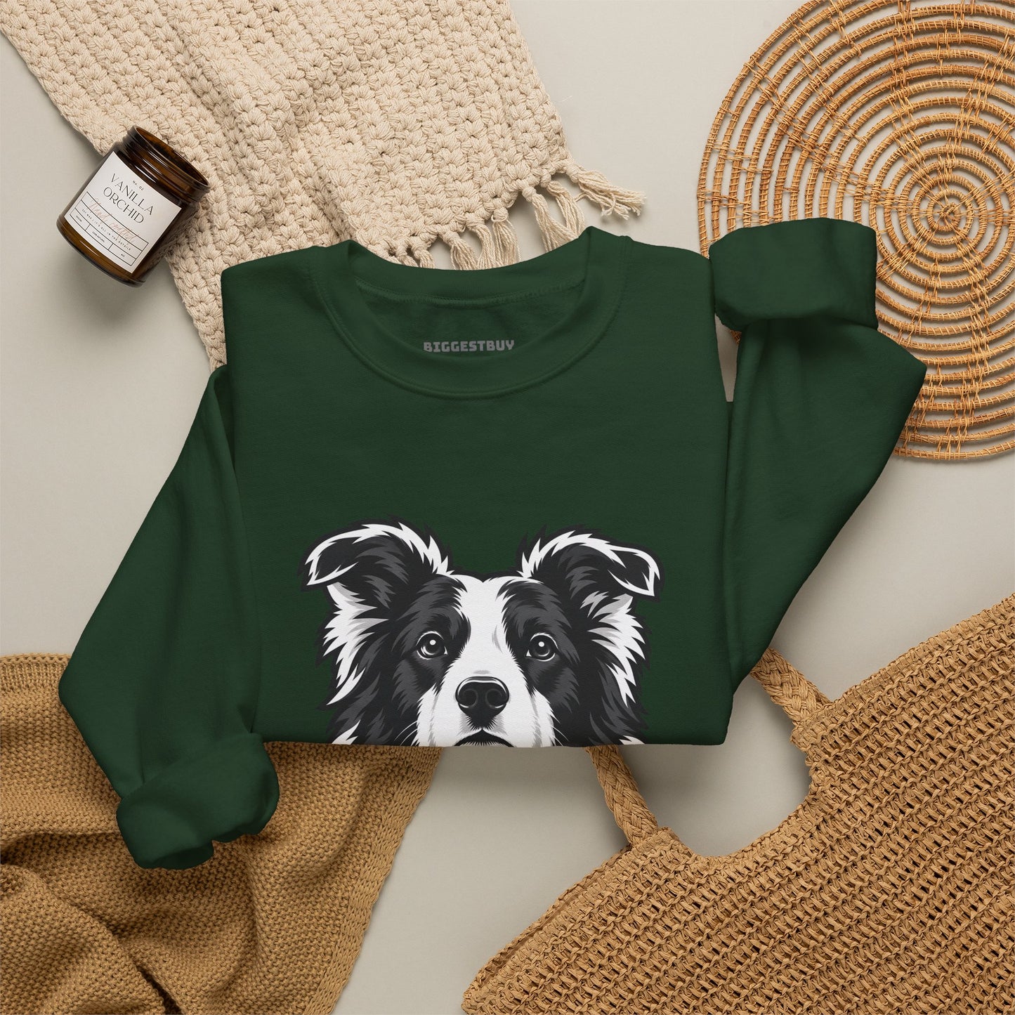 Collie Crest - Crewneck Sweatshirt