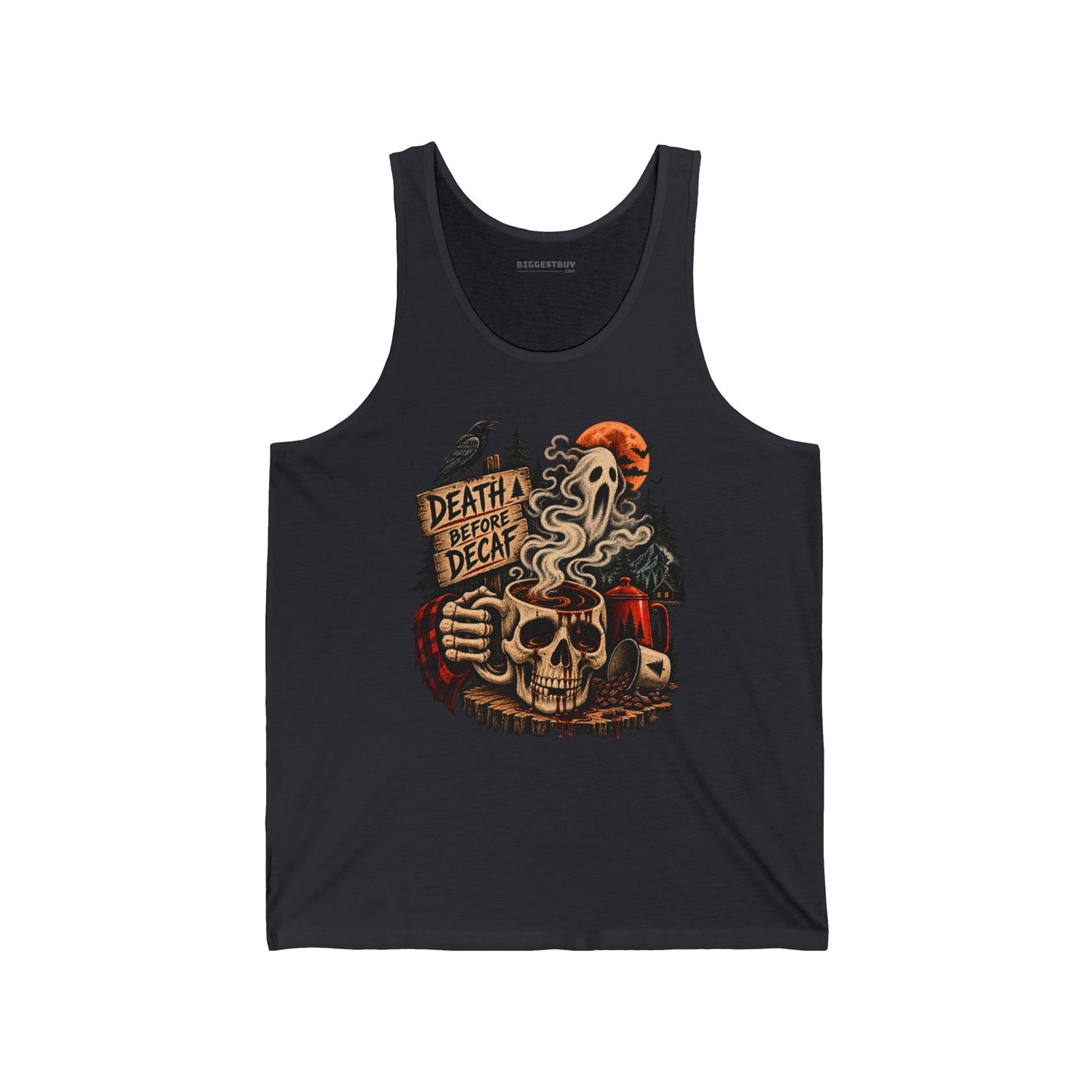 Death Decaf - Jersey Tank Top