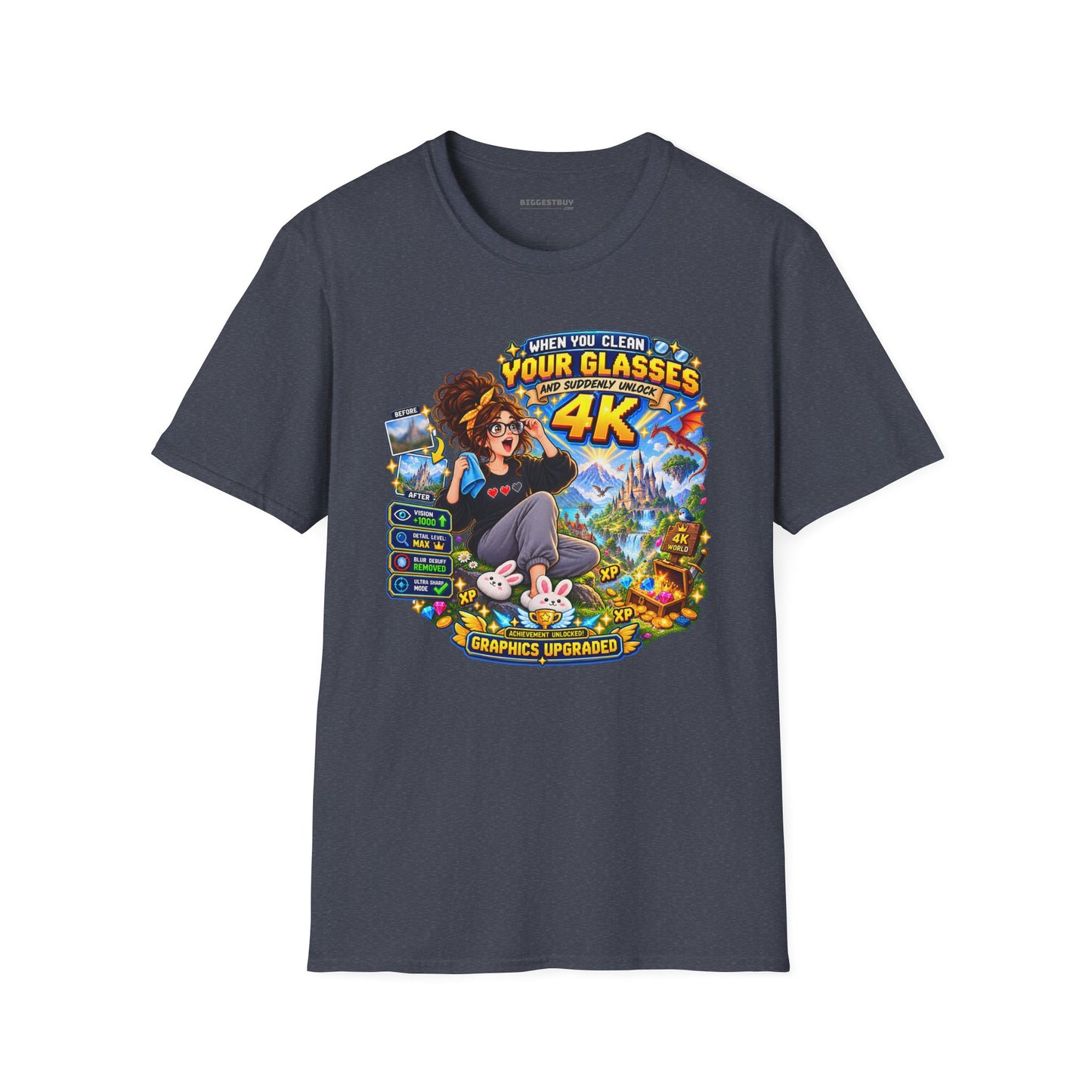 Glasses Galaxy - Softstyle T-Shirt