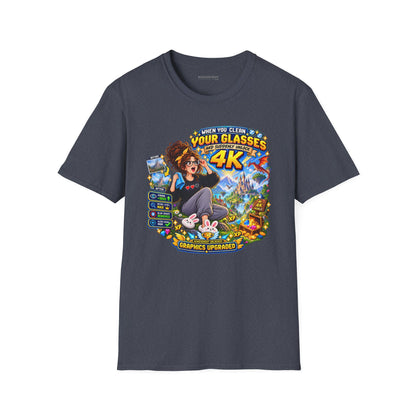 Glasses Galaxy - Softstyle T-Shirt