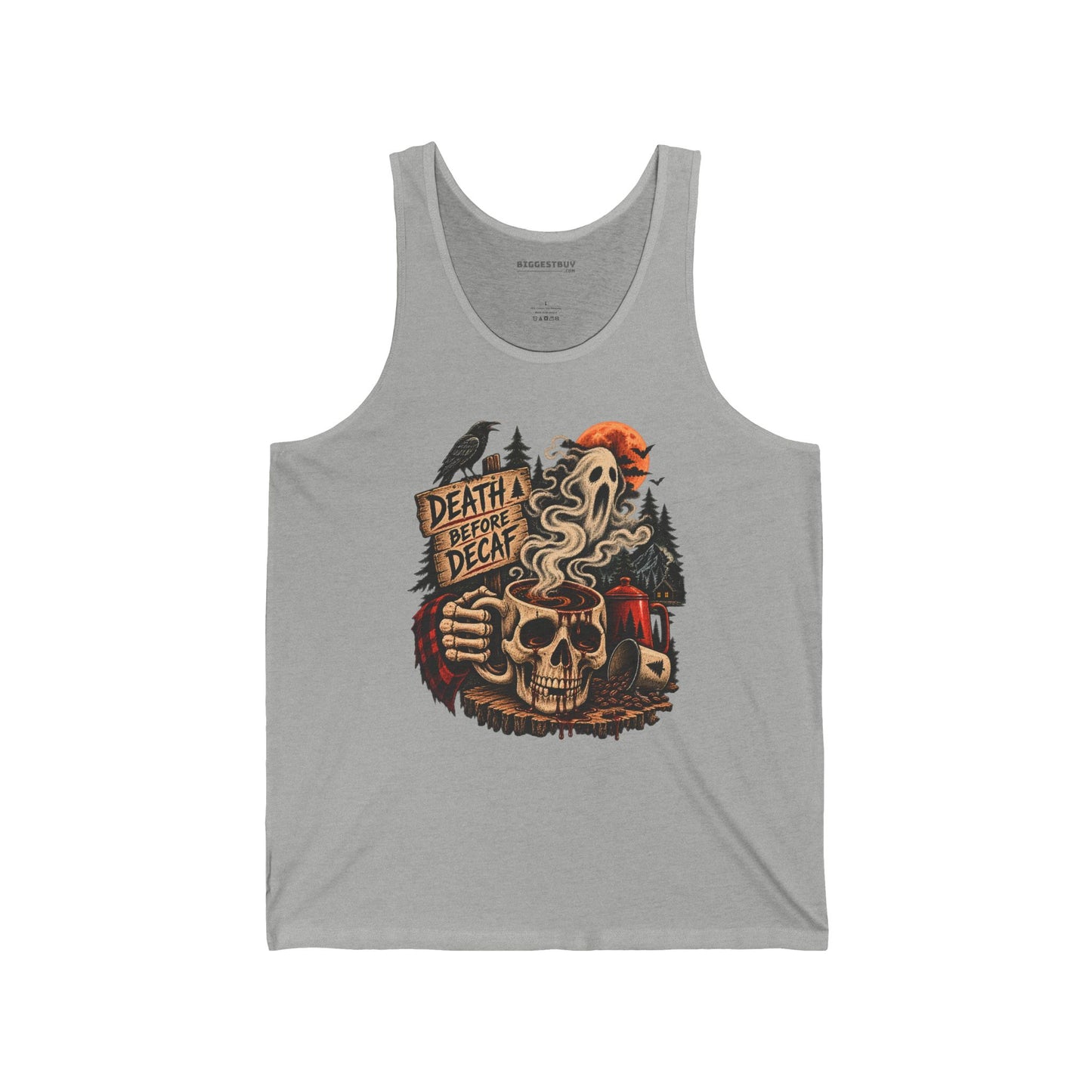 Death Decaf - Jersey Tank Top