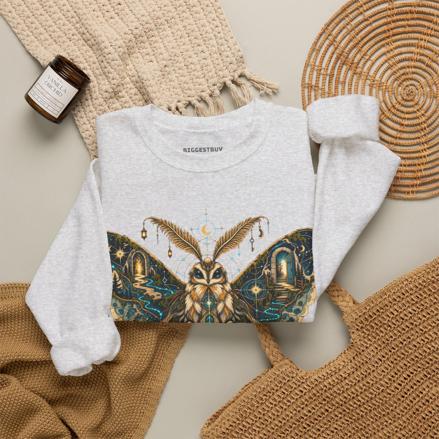 Moth Mystique - Crewneck Sweatshirt