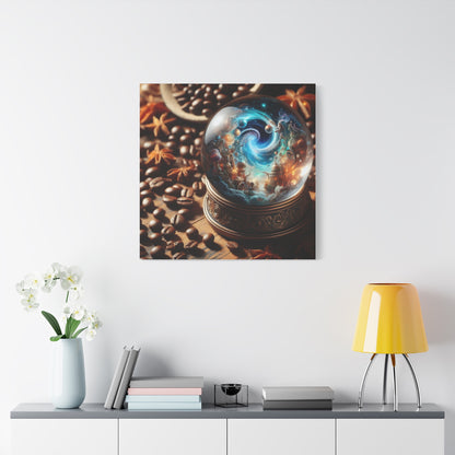 Canvas | Matte | Cosmic Fantasy | Mystical Globe