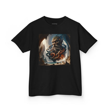 Camiseta | Camiseta Infantil | Algodão Pesado | Mitologia Marinha | Deus do Mar