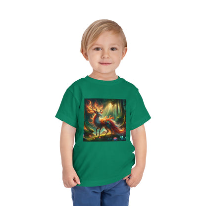 T-Shirt | Toddler Tee | Short Sleeve | Mystical Kirin | Forest Spirit Deer