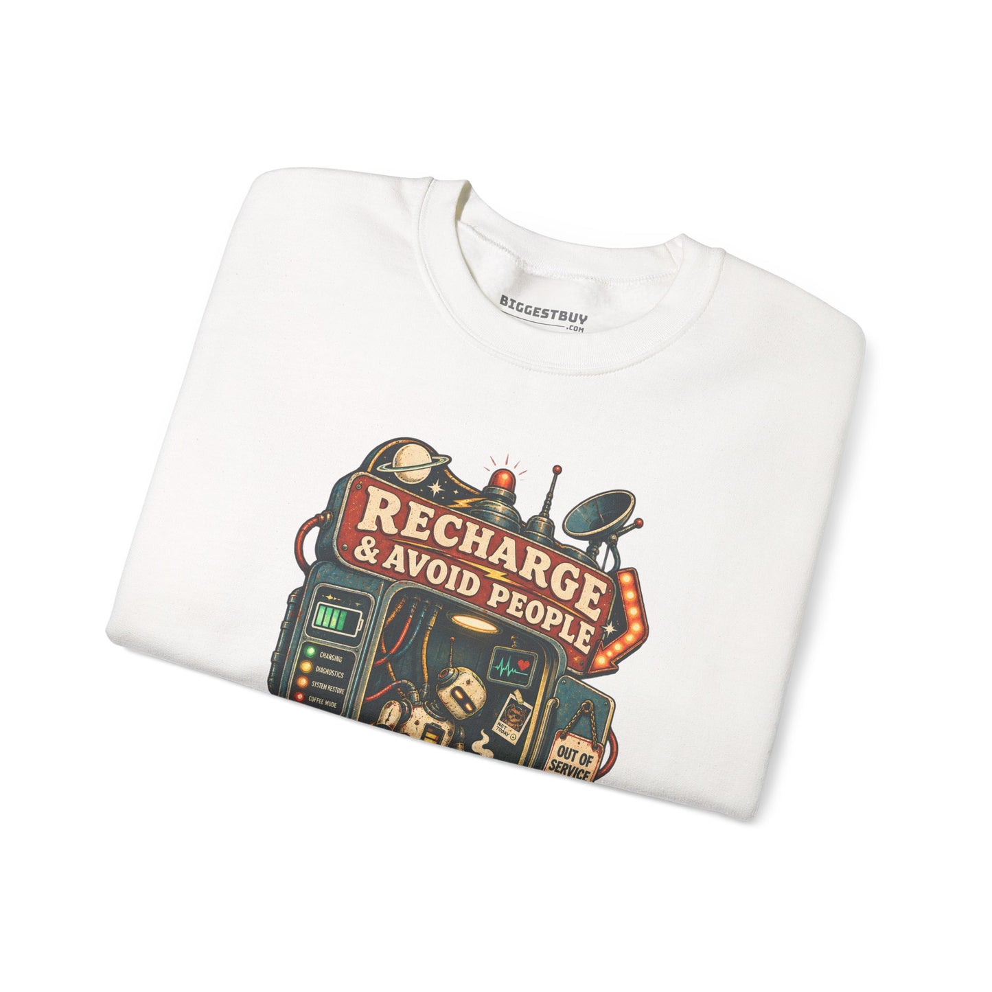 Social Recharge - Crewneck Sweatshirt