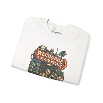 Social Recharge - Crewneck Sweatshirt